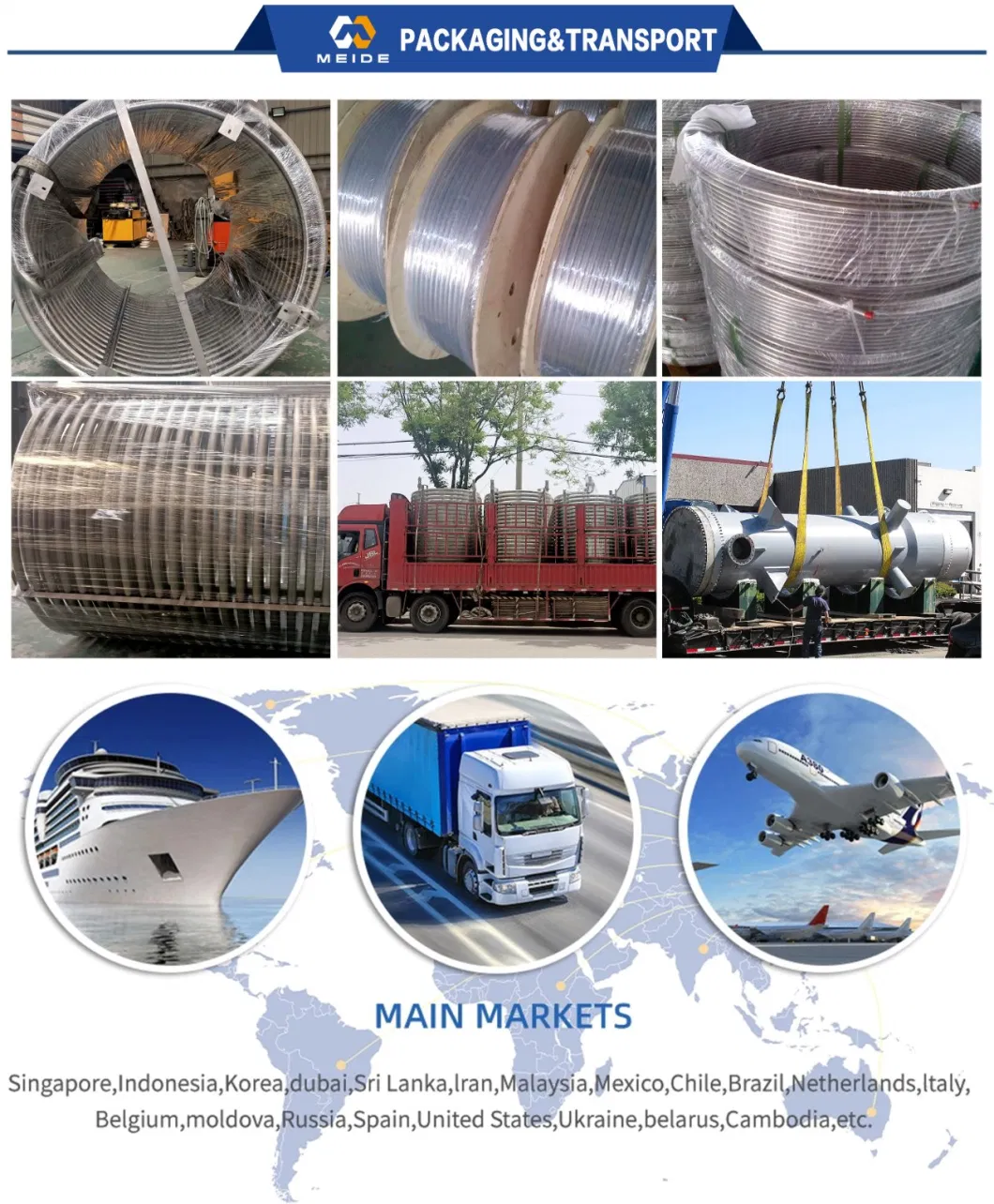 Titanium Coil Supplier/Optimal Titanium Coil for Seawater Heat Exchanger Evaporators